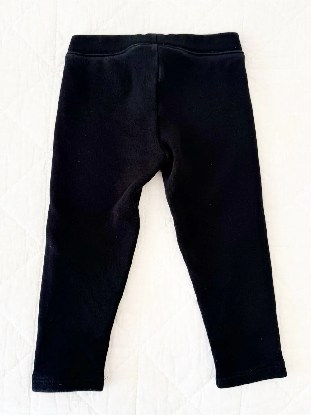 NEW Gap 3T Kids Fleece Lined Black Stretch Leggings NWOT